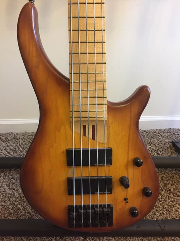 Warmoth Gecko 5 Wide Brown Burst image 1