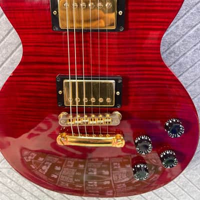 Gibson Les Paul Studio Plus KILLER TOP In-USA FretWerx Setup and Fret Polish - Wine Red image 4