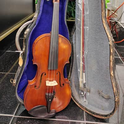 A.S. Hill (Seattle) Violin No. 82 — 1924 — Amber-Red — with German Workshop Bow & Case image 3