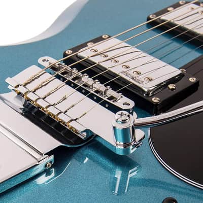 Vintage VS6V Reissued with Vintage Style Vibrato - Gun Hill Blue (VS6VGHB) image 11