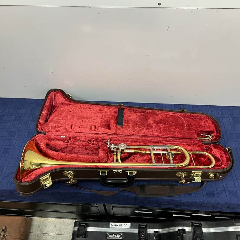 Used Yamaha YSL-882O Xeno Tenor Trombone with F Attachment Original Made in Japan image 1