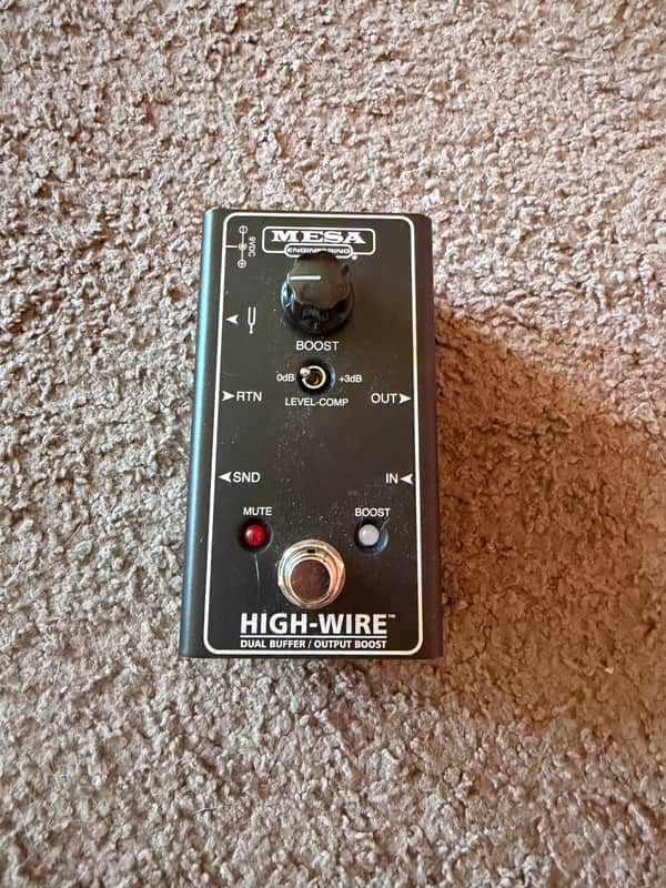 Mesa Boogie High-Wire Dual Buffer & Boost 2010s - Black image 1