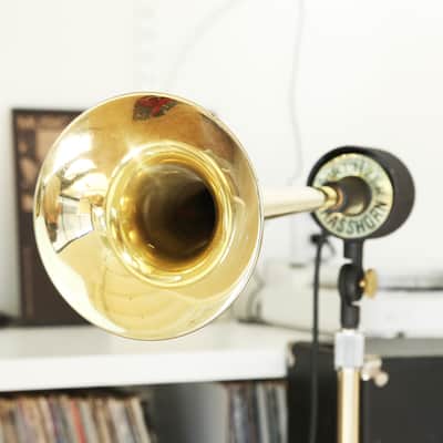 1967 Wurlitzer Brasshorn Model 7250 Vintage Brass Horn - Original Case, Price List, Harmon Mute! image 1