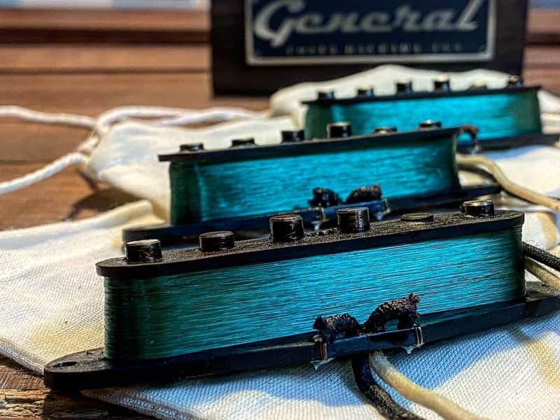 General Vintage Tone  1963 Pickups NOS for Stratocaster Stevies Scatter wound Old Corona wire NOS , image 1