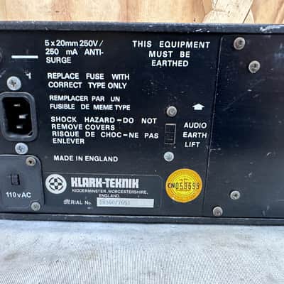 Klark Teknik DN360 2-Channel 30 Band Graphic Equalizer - PLEASE READ - #7653 image 7
