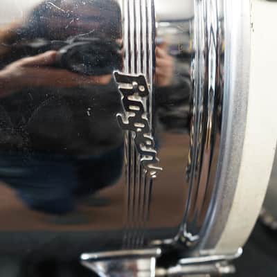 Vintage 1960s Rogers USA Chrome Timbales 13" & 14" No Stand image 11