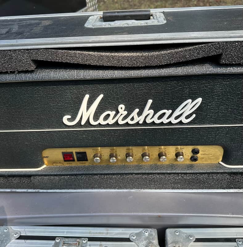 Marshall JMP 2204 Master Model Mk2 Lead 50-Watt Guitar Amp Head 1975 - 1981 - Black