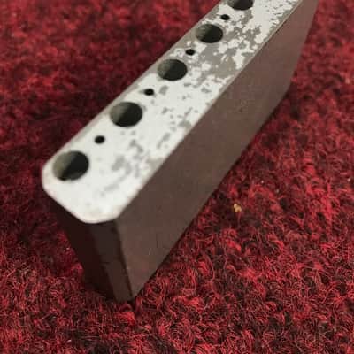 Fender Stratocaster Left Handed Bridge Steel Tremolo Block 1968 1969 1970 1971 image 7
