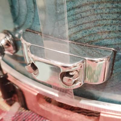 SSS Solid Shell Shop Custom Snare Drum - 2026 - Blue image 12