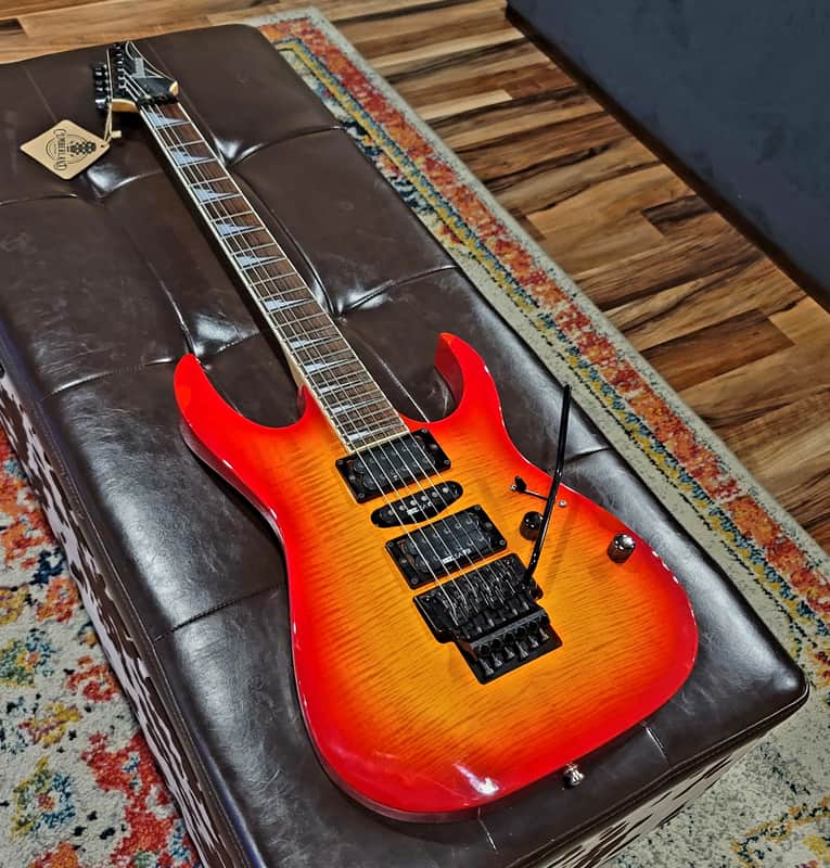 1990 Ibanez RG770FM - Wizard Neck - Edge Tremolo - MIJ Japan | Reverb