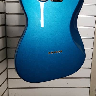 G&L USA Fullerton Deluxe ASAT Classic Blue Metal Flake image 5