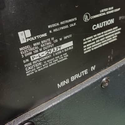 Polytone Minibrute IV guitar amp image 4
