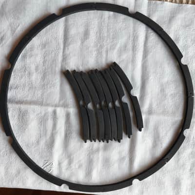 2 brand new sets of 15" speaker foam rubber gaskets for speaker with 8 mounting holes image 6