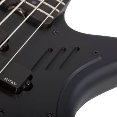 Schecter Stiletto-5 Stealth Pro Satin Black image 10