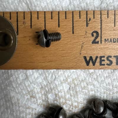 Ludwig Lot of 30 WFL Mounting Screws + Washers for Tom Bass Drum or Snare Lugs 50s 60s image 6