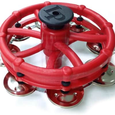 LP LP193 Click Hi-Hat Mountable Tambourine - Red image 1