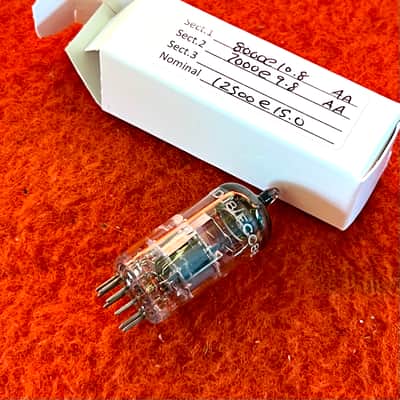Mullard ECC88 6DJ8 Audio preamplifier valve c 1960 original vintage UK England phono valve image 1