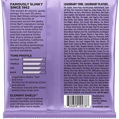 Ernie Ball Ultra Slinky Nickelwound Electric Guitar Strings 10-48 Gauge image 2