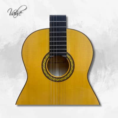 Vahe Flamenco Guitar Blanca, Handcrafted French Polish image 8