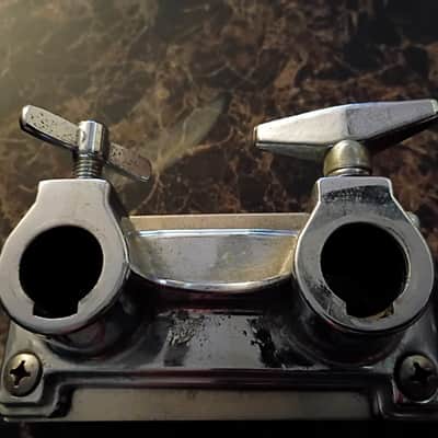 Vintage Remo Quadra Bass Drum Parts mount spurs 80s image 11