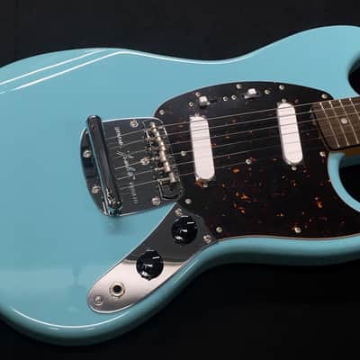 Fender Japan MG69 Mustang Sonic Blue image 1