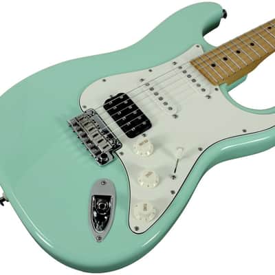 Suhr Classic S HSS Guitar, Surf Green, Maple image 3