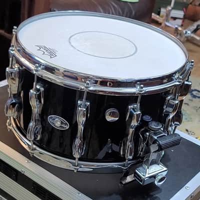 RARE Vintage Slingerland Snare Drum - Magnum w/Slapshot Strainer Early 1980s Black - 14x8 image 14