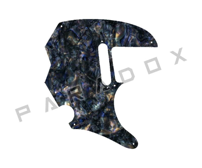 Custom Pickguard For 2022 Made in Indonesia Strandberg Salen Classic NX - Black Abalone/White/Black/White .090" image 1