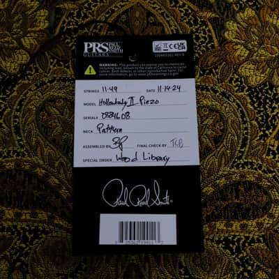 2024 PRS Wood Library Hollowbody II Piezo - Aquableux Purple Burst image 10