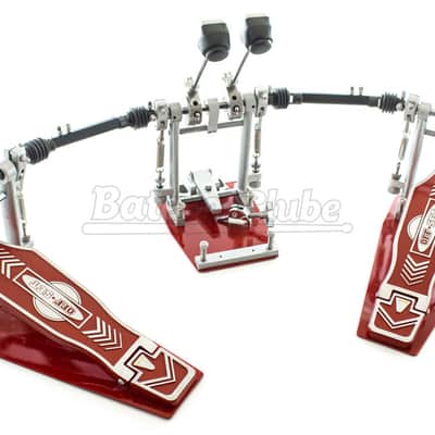 OffSet Double Bass Drum Pedals OffSet Double Bass Drum Pedals OffSet Double Bass Drum Pedal Red - Red image 2