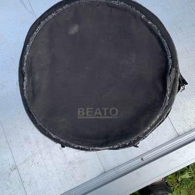 Premier Drums 14" x 5.5" Brass Hammered Snare Drum Black Chrome 2608 +hardcase (Steve White) image 3
