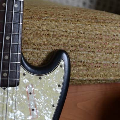 1969 Fender Mustang Bass Black Refin image 15