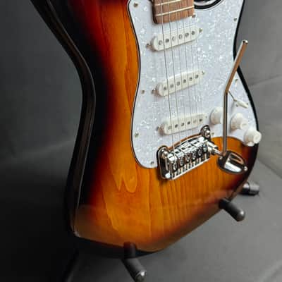 G&L Tribute Legacy Electric Guitar 3-Tone Sunburst Finish image 5