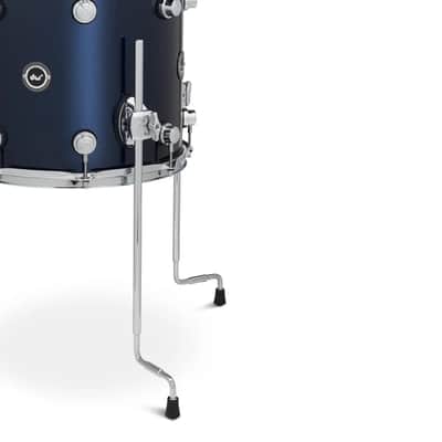 FREE TOM REBATE! - DW DWe 4pc Complete Electronic/Acoustic Drum Set w/Roland V71 Midnight Blue Metallic image 6