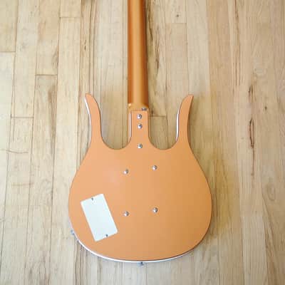 Jerry Jones Neptune Longhorn Baritone Six String Electric Bass 6 Copper w/ ohsc image 3