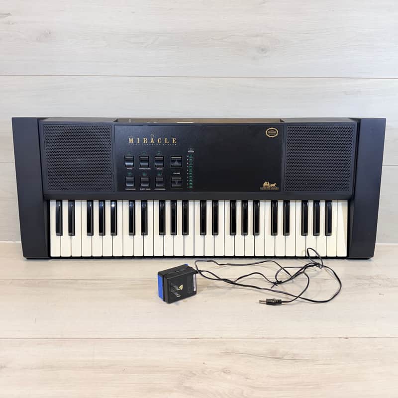 Software Toolworks Miracle Piano Teaching System Keyboard for Nintendo NES w/ Power Supply Early 1990's image 1