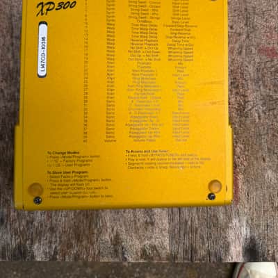 DigiTech Space Station XP300 1990s - Yellow image 2