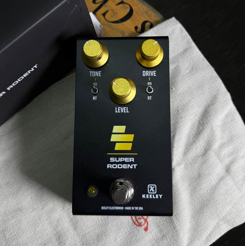Keeley Super Rodent Overdrive and Distortion Guitar Effects Pedal image 1