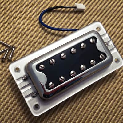 009-6642-000 Gretsch Pickup, Blacktop Filter’Tron, Bridge, w/ Hardware, Chrome