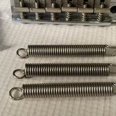 1990's Fender USA Eric Clapton Signature Stratocaster 6 Post Chrome Tremolo Bridge & Arm image 3