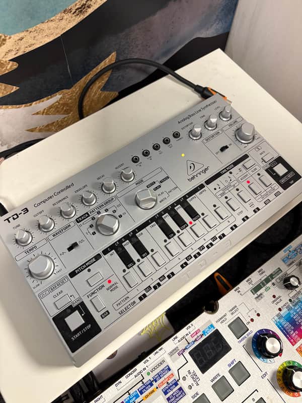 Behringer TD-3 Analog Bass Line Synthesizer 2019 - Present - Silver image 1