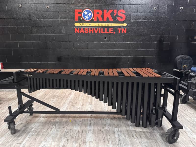 Majestic Quantum 4.6 Octave Synthetic Bar Marimba on Field Frame (Preowned MCDC 2025) image 1