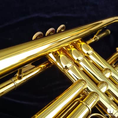 Jerome Callet SIMA by Kanstul USA GOLD LACQUER trumpet gamonbrass image 15