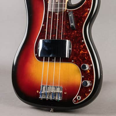 Fender Precision Bass 1963, Sunburst image 3