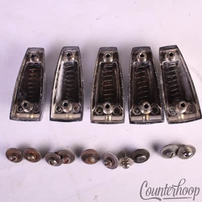 *Ludwig 5x Bass/Floor Tom Drum Lugs Large Classic Tension Lug Chrome WFL Vintage image 2