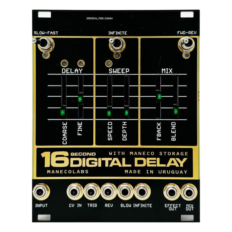 Maneco 16 Seconds Digital Delay Eurorack Module image 1