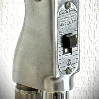 Vintage 1950's Electro-Voice 911 Crystal Microphone-hot output-w/cable-stand image 5