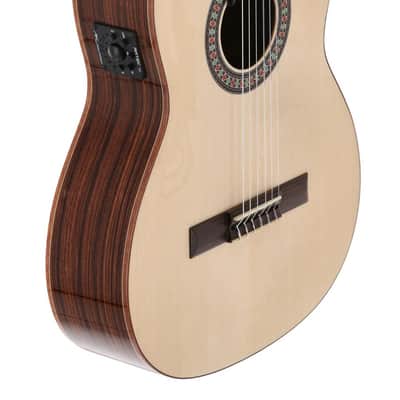 Manuel Rodriguez Exotica EX-SS-EA Santos Rosewood/Spruce 4/4 Gloss E-Acoustic (ES-SS-EA) image 7
