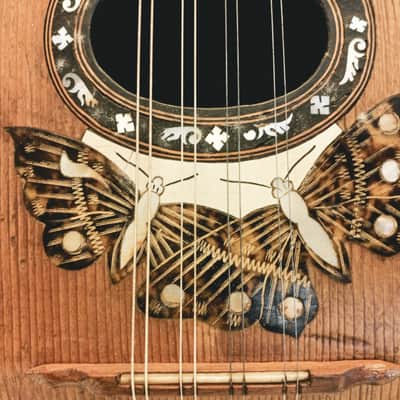 Italian handcrafted mandolin 1920 natural image 2