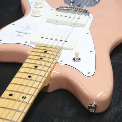 Fender Made in Japan Hybrid II Jazzmaster MN SN:5976 ≒3.65kg 2021 Flamingo Pink image 3